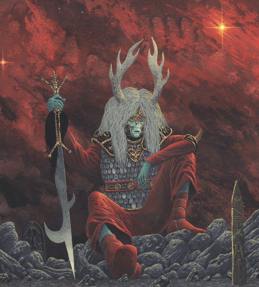 Image of Logarda Indu - Witch of the Iron Moon - Print