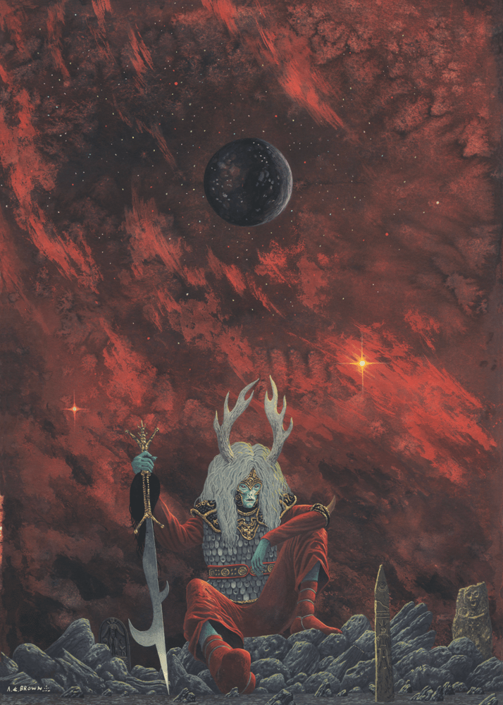 Image of Logarda Indu - Witch of the Iron Moon - Print