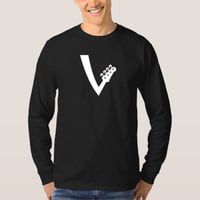 WHITE long sleeve logo