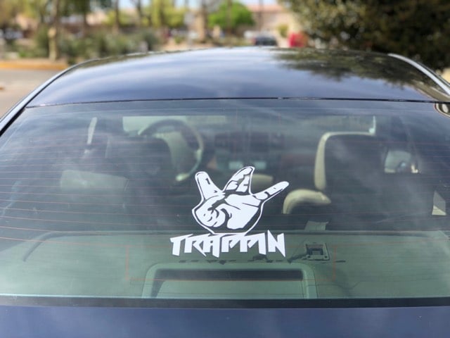 Image of West Trappin Car Stickers