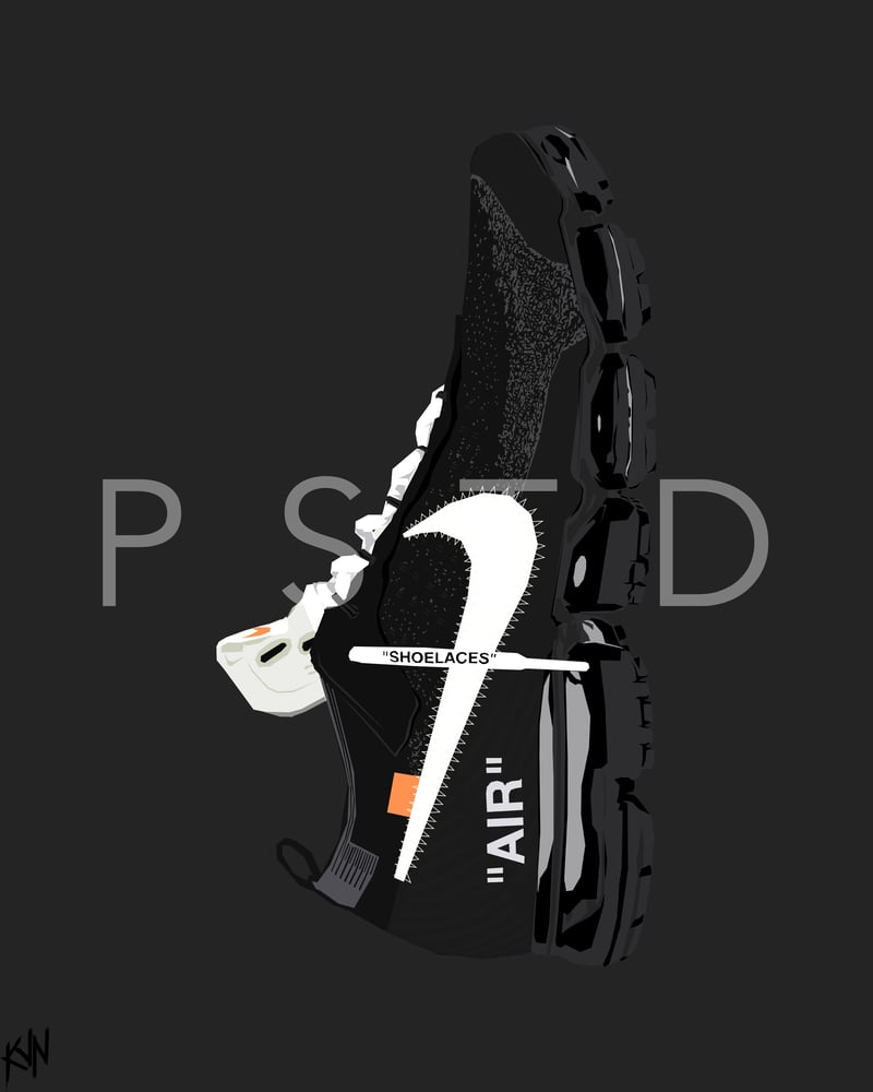 Image of Nike Air Vapormax x "Off White" Poster