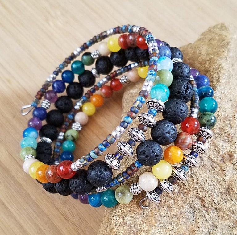 Chakra Wrap Bracelet Image 3