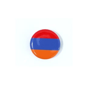Image of Armenia flag round pin