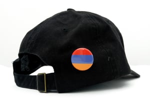 Image of Armenia flag round pin