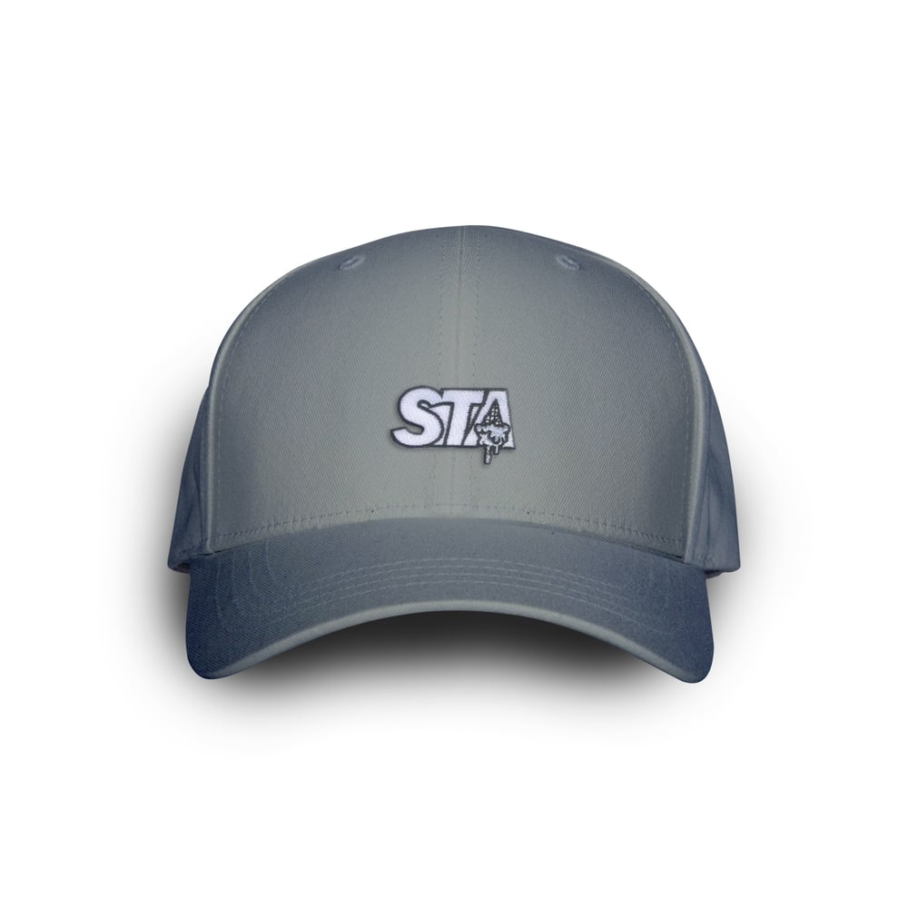 Image of STA Drip Light Grey Dad Cap