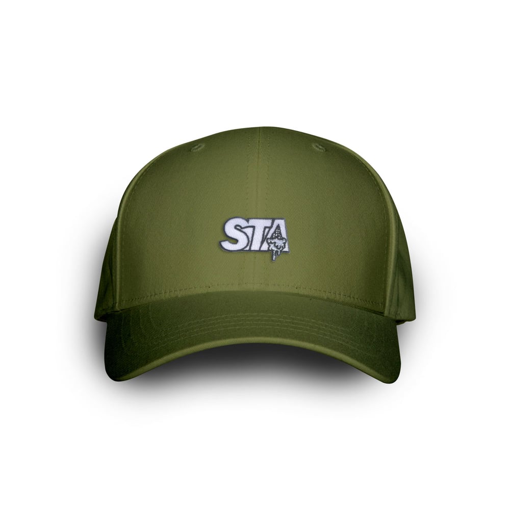 Image of STA Drip Dark Olive Dad Cap