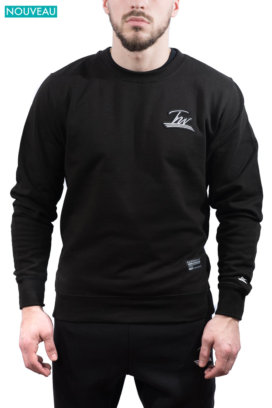 Image of Black - I N V Original™ Sweats Col Rond