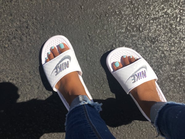 Image of Blinged Out Slides ( Logo Only )