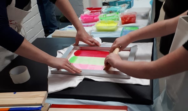 Image of Kids Easter Screen Printing Workshop 12-1pm