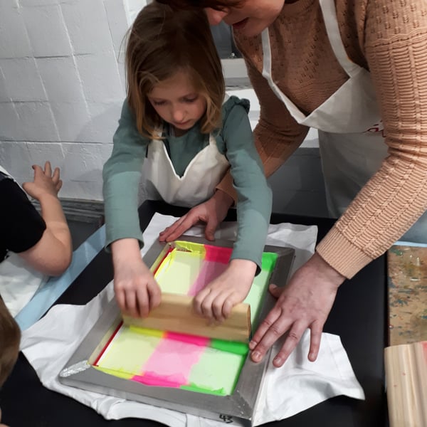 Image of Kids Easter Screen Printing Workshop 2-3pm