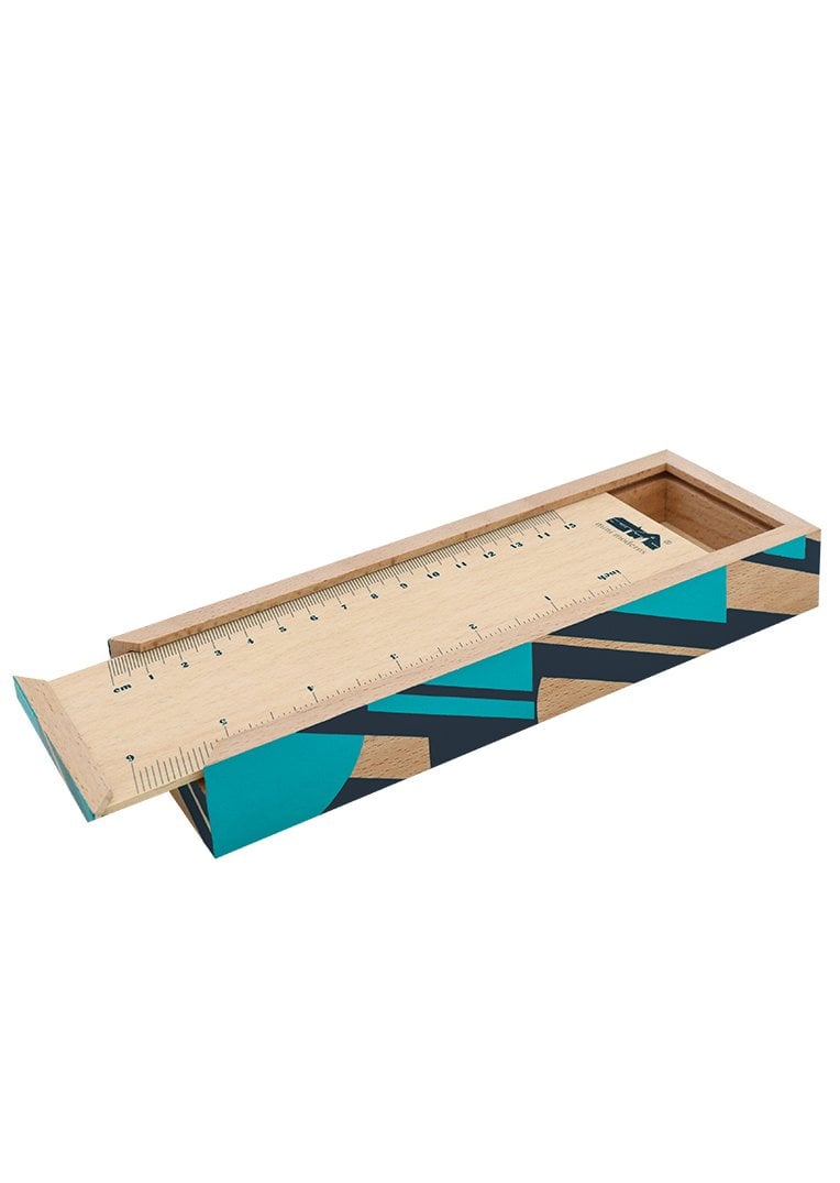 wooden pencil box