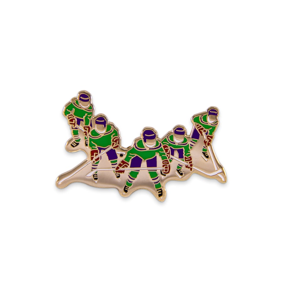 Image of Mighty Ducks Flying V hockey pin