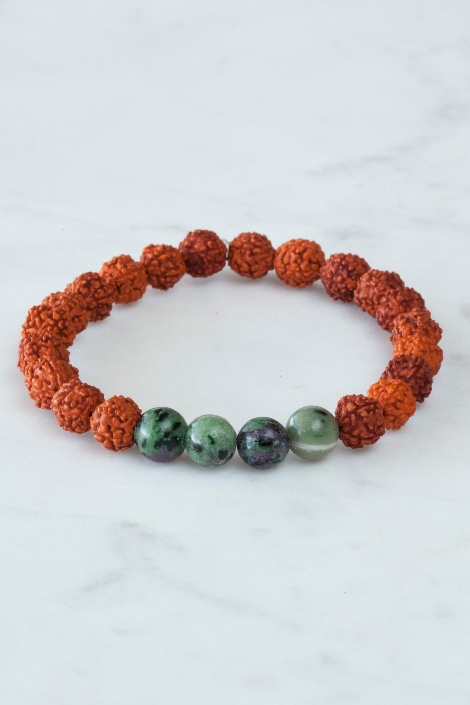 Image of Ruby In Zoisite Wrist Mala