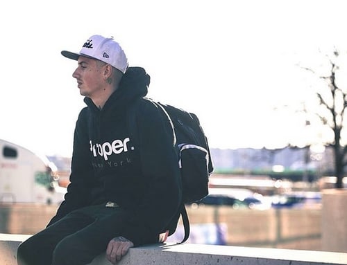 Image of Black Proper. Hoodie