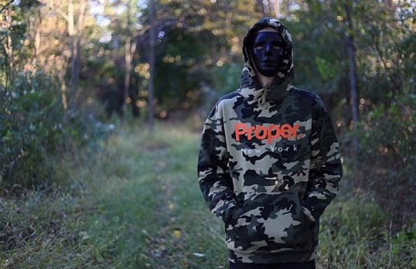 Image of Green Camo Hoodie