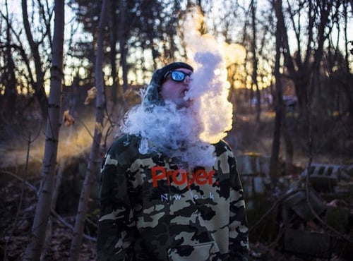 Image of Green Camo Hoodie