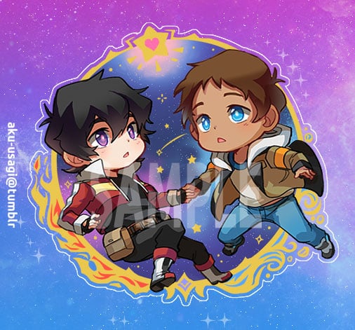 Image of Foil Galaxy ☆ Klance charm