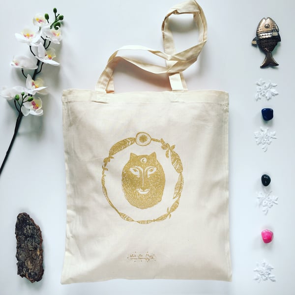 Image of Tote Bag *Wild Wolf*