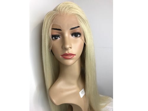 Image of Straight 613 Blonde 13*6 Frontal 'Platinum' Wig