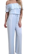 Harness Stripe Jumpsuits