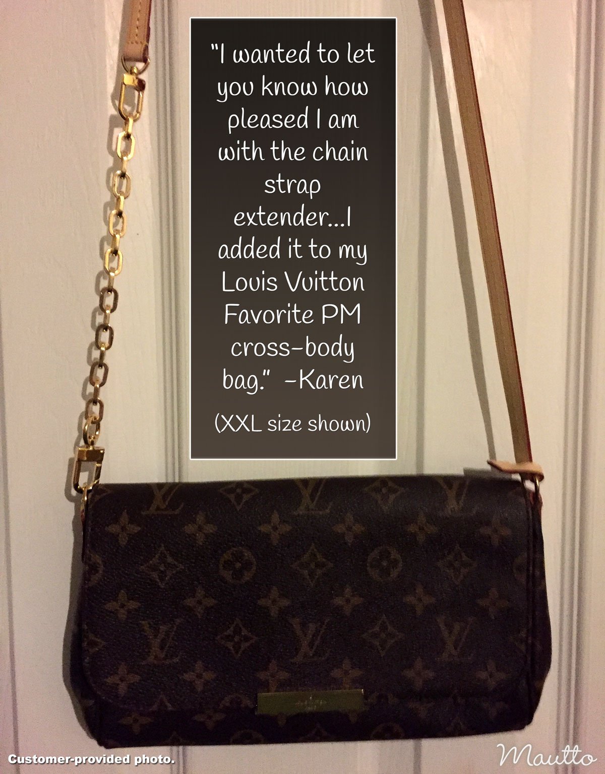 Chain Strap Extender Accessory for Louis Vuitton & More