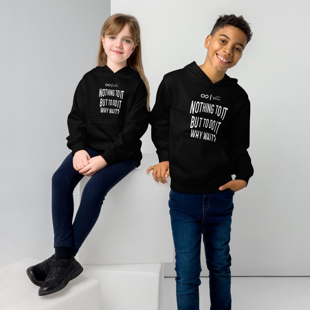 Image of Kids fleece hoodie - Nothing to it 