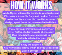 Image 2 of Mystery Scrunchie Bundles – Handmade Hair Scrunchies Surprise