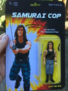 Custom carded Joe Marshall figure from the cult classic Samurai Cop