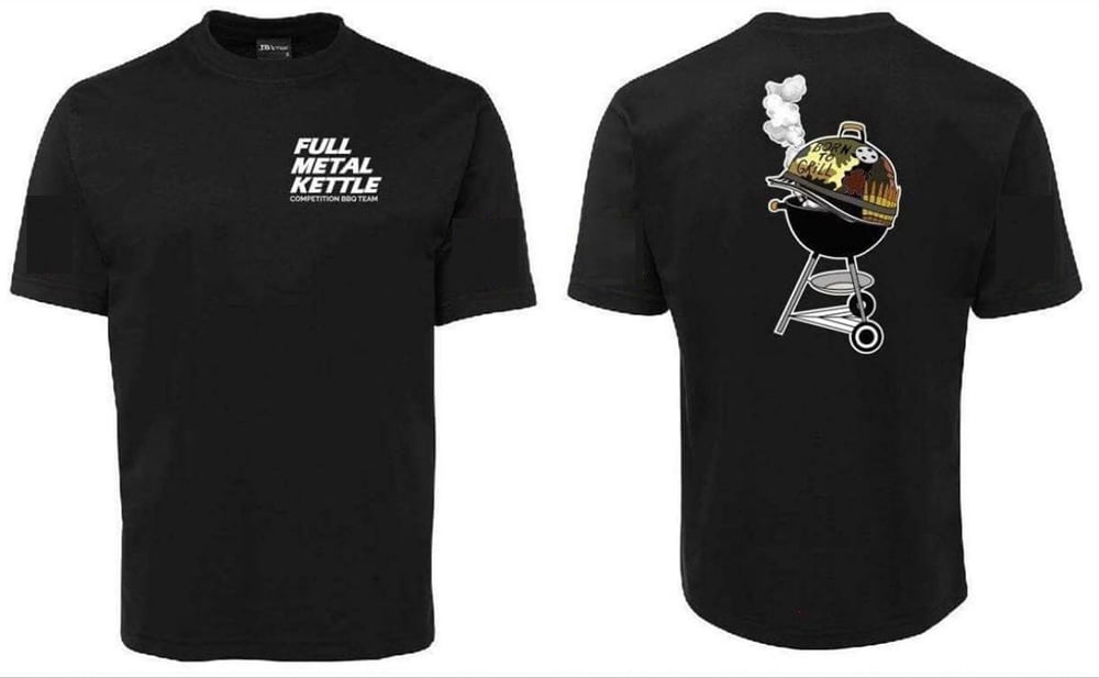 Image of Full Metal Kettle BBQ Team T-shirt (HURRY limited stock)