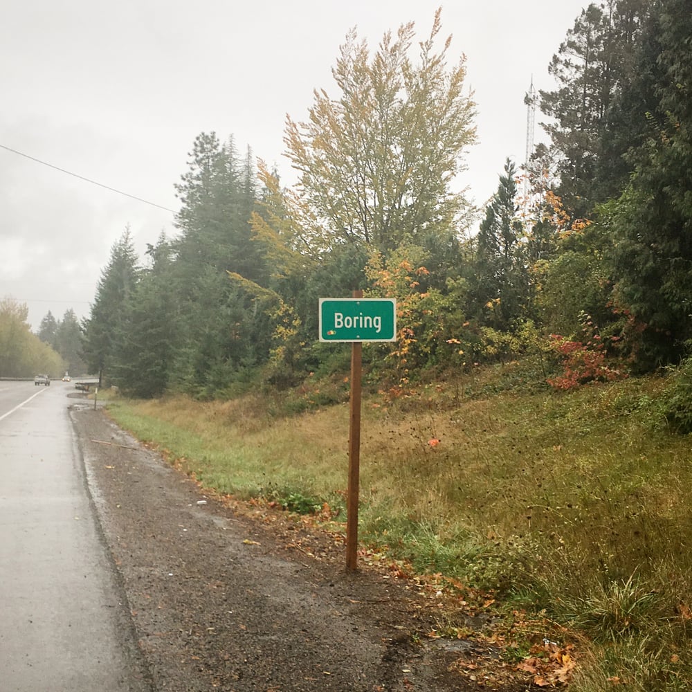 Image of "Edge of Town, Boring, Oregon"