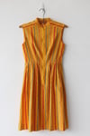 Image of SOLD Yellow Perfect Stripes Zip Dress