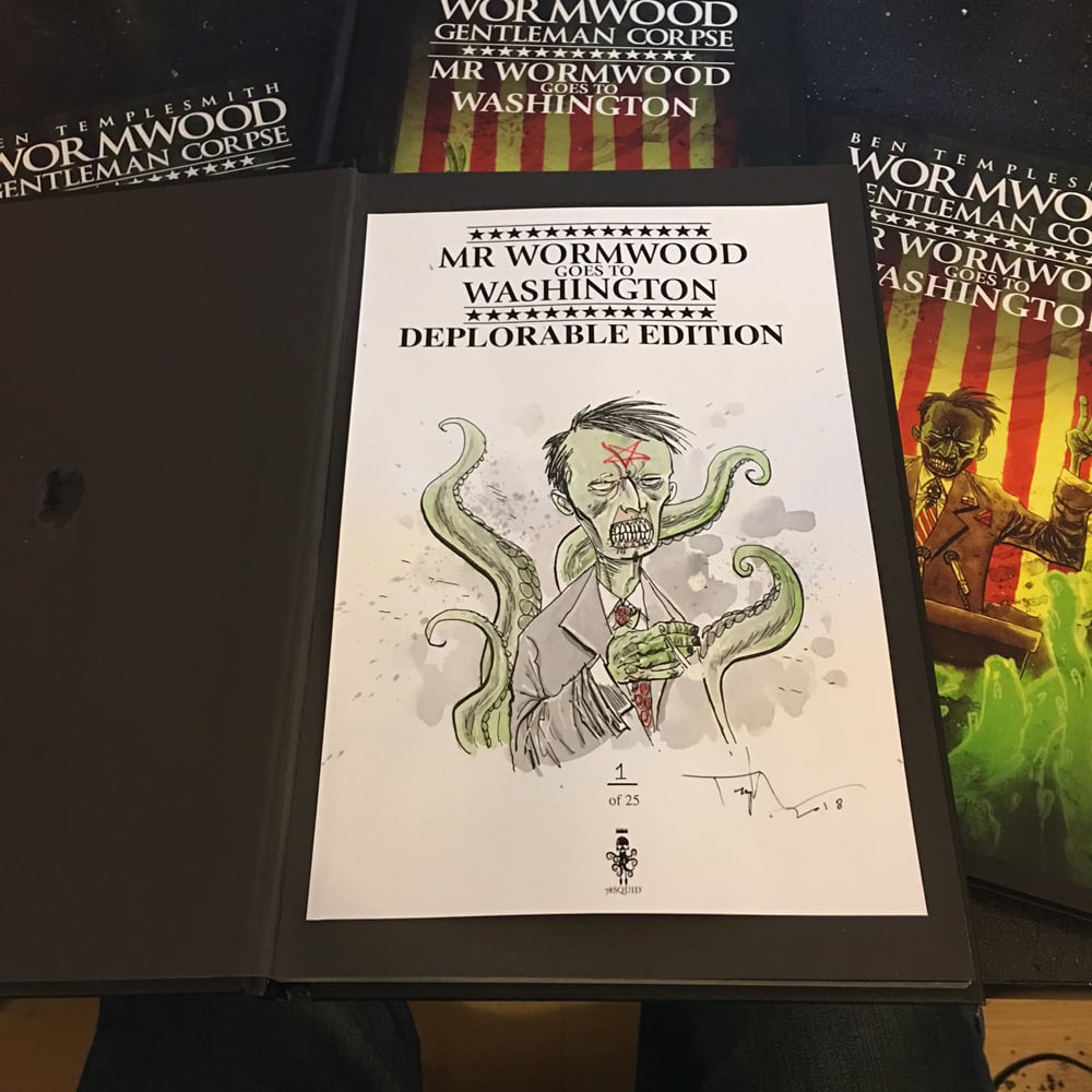 MR WORMWOOD GOES TO WASHINGTON: DEPLORABLE EDITION HARDCOVER / 78Squid