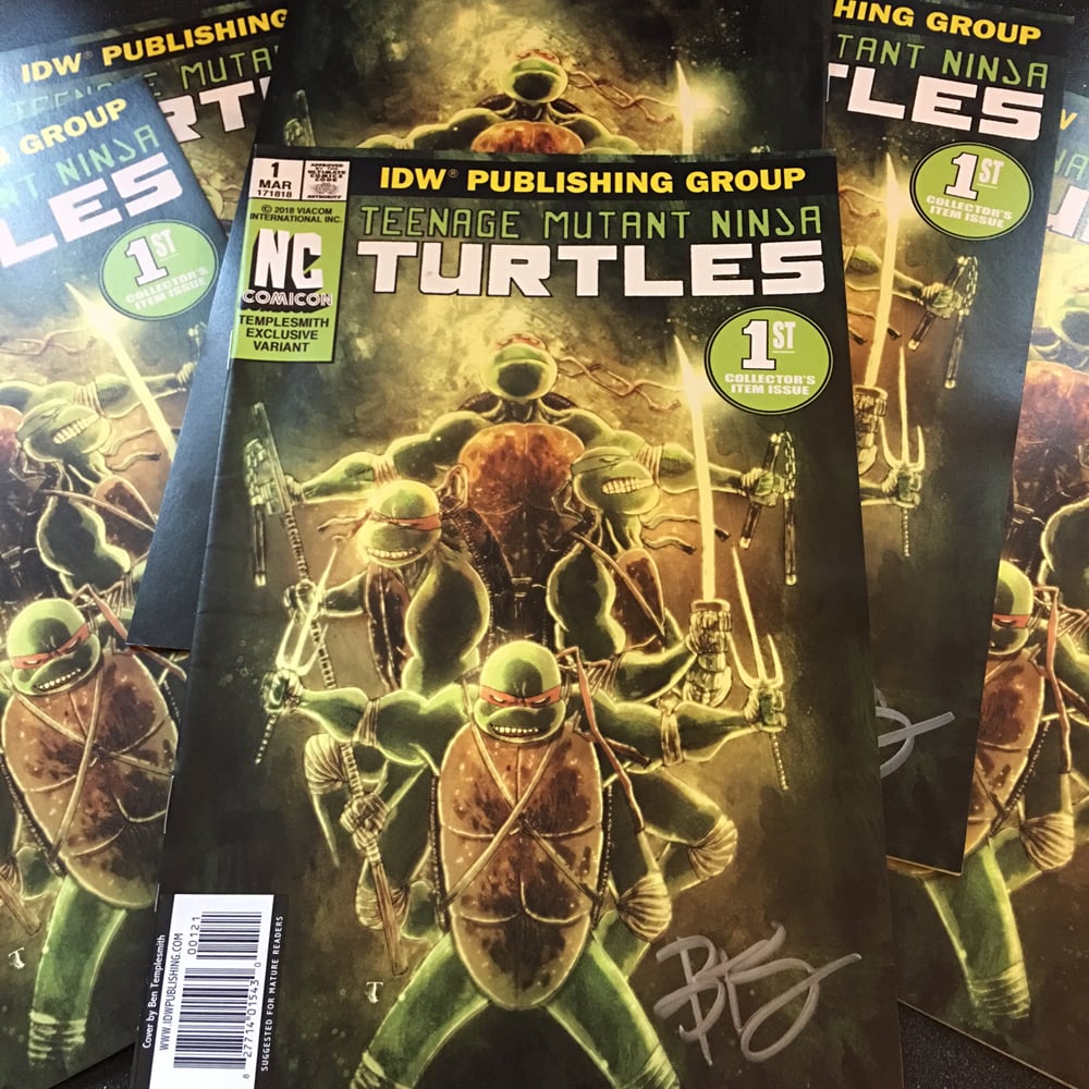 Teenage Mutant Ninja Turtles #1 NC Comicon Ben Templesmith Exclusive Variant IDW 