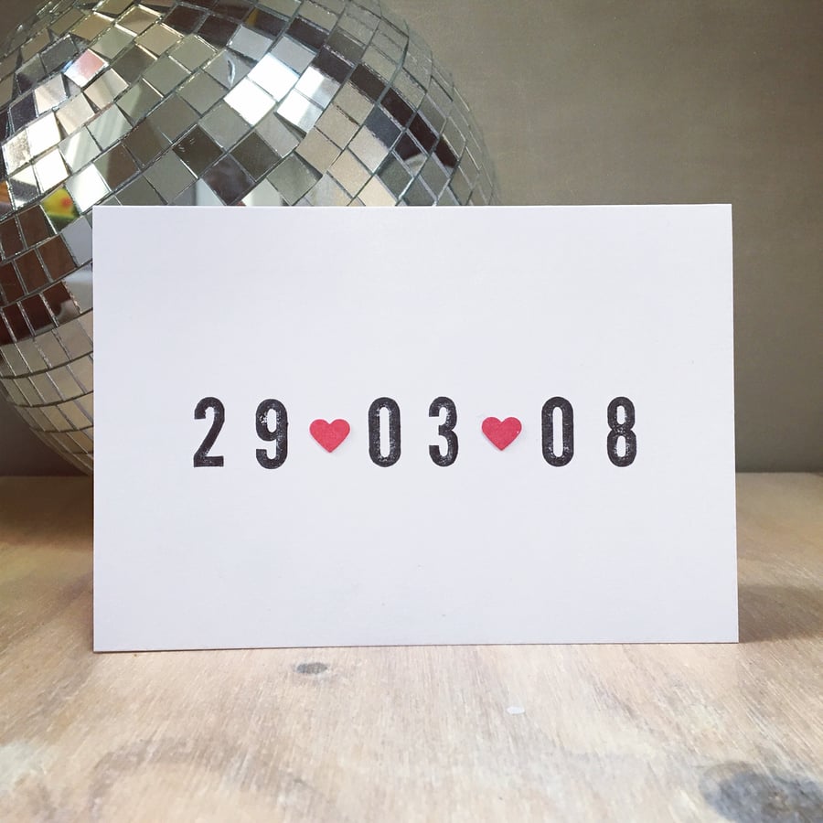 Image of Bespoke Date Cards