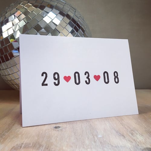 Image of Bespoke Date Cards