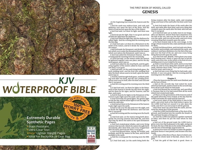 Image of Waterproof KJV Bible (Old & New Testament)
