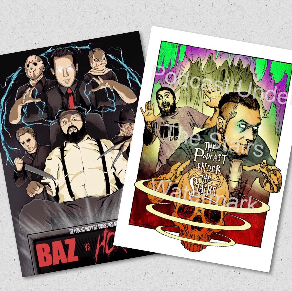 Image of Baz v Horror & Void TPUTS A3 Poster Combo