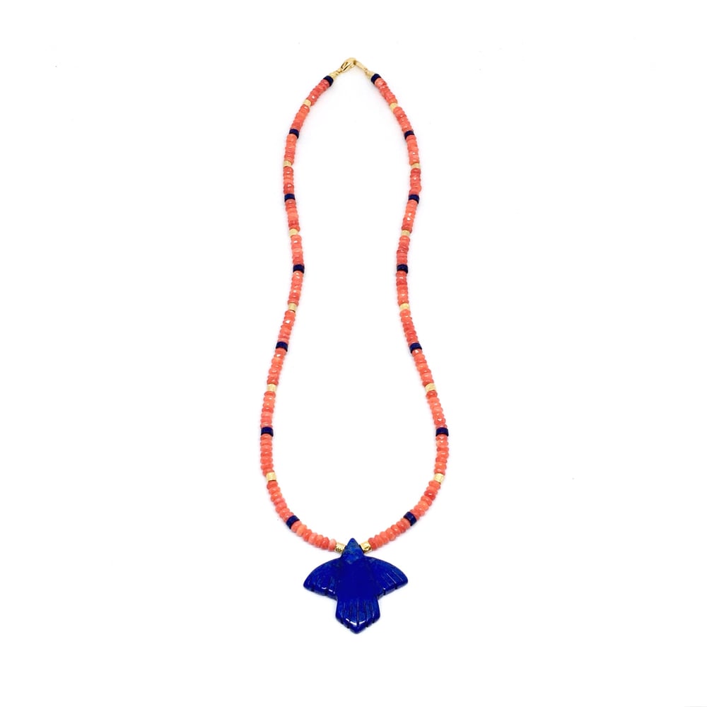 Image of DAKOTA necklace /blue eagle