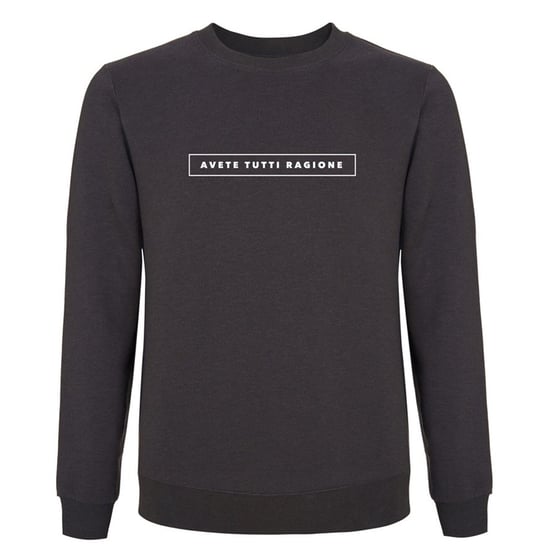 Image of AVETE TUTTI RAGIONE SWEATSHIRT CHARCOAL