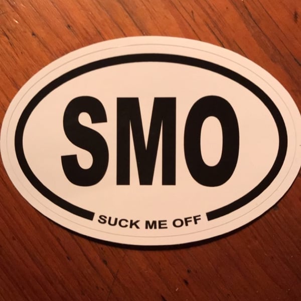 Image of SMO destination sticker