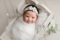 Image 1 of  Merino Silk Felted Layer with organic Look Natural Ecru (White)