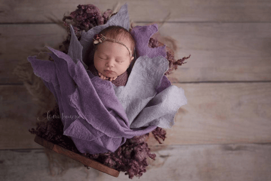 Image of LAVENDER DUO SET Merino Silk Felted Layer with Organic Look 