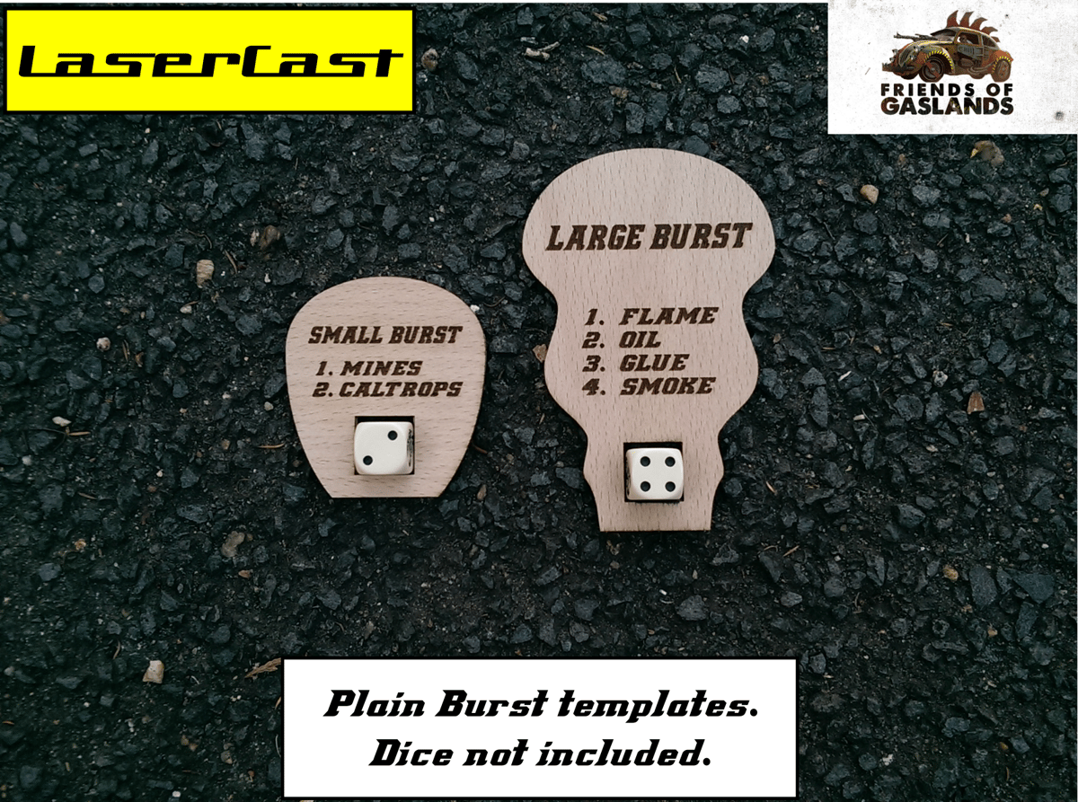 Gaslands accessories LaserCast