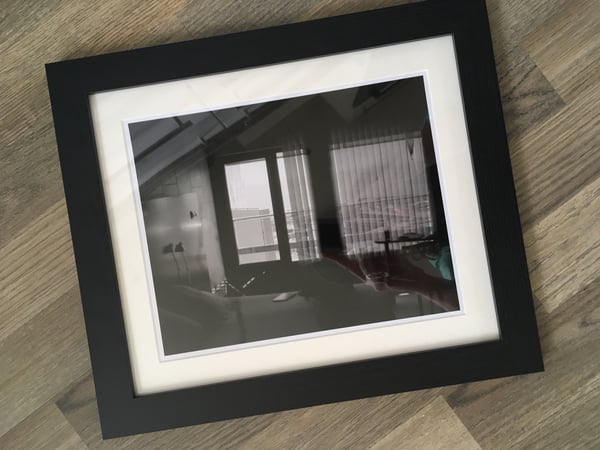 Image of 'Hotel Room #2, Barcelona, Spain' 8" x 10" Framed Print