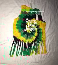 Jamaica One Love Girls Fringe Tank