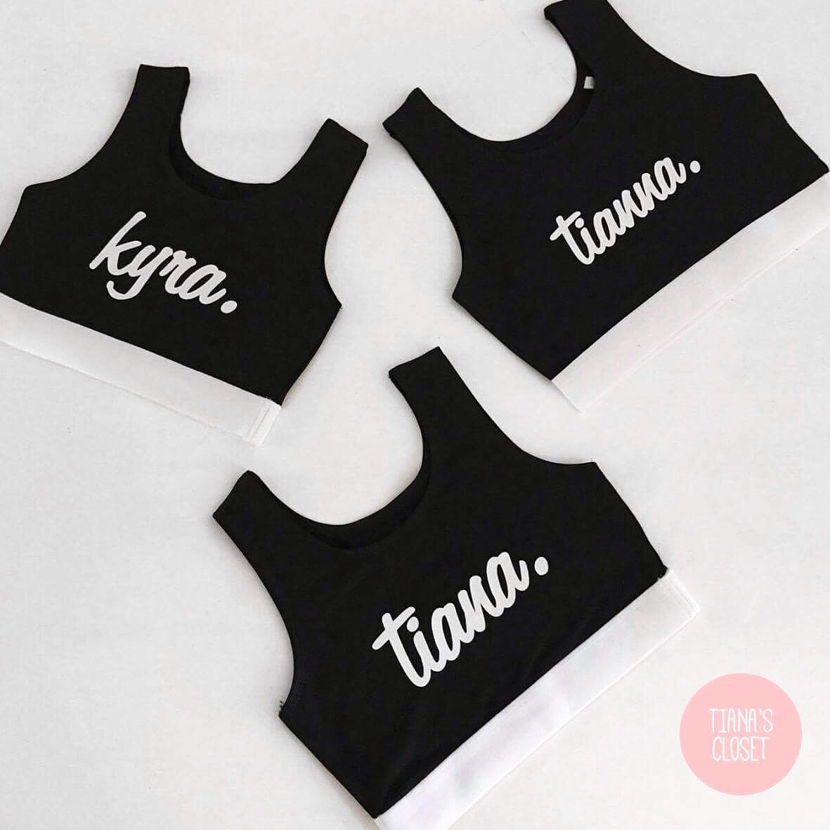 personalised crop top