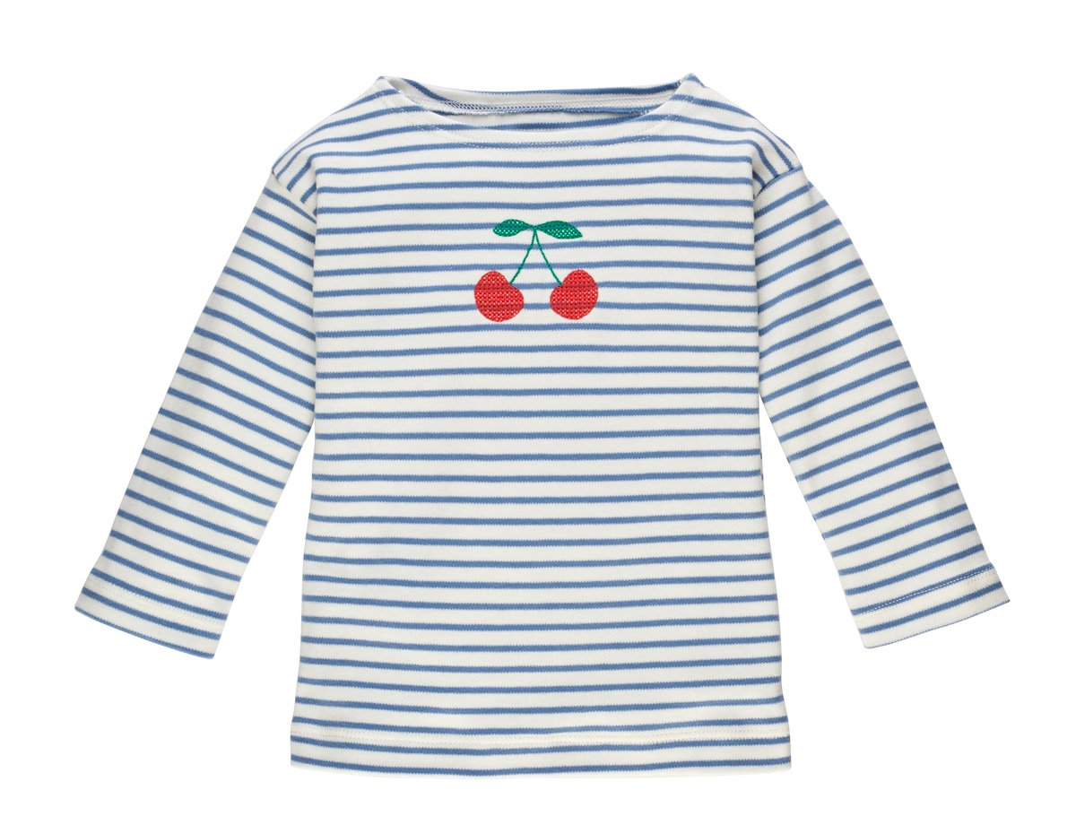 damen shirt mit kirschen