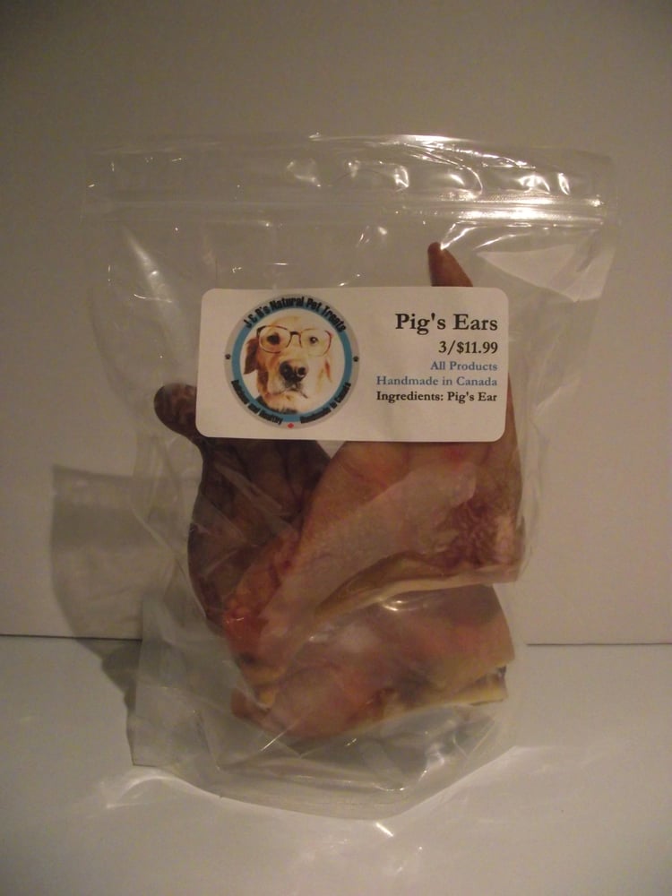 Image of XL Pigs Ear Chews 3 Pack