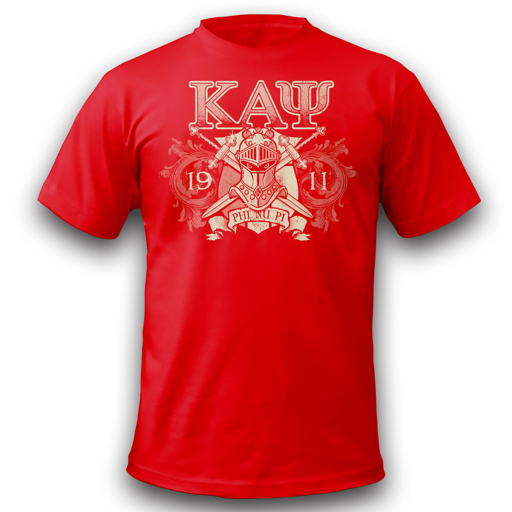 Image of Invictus T-Shirt Red Discharge Print !!CLOSEOUT!!