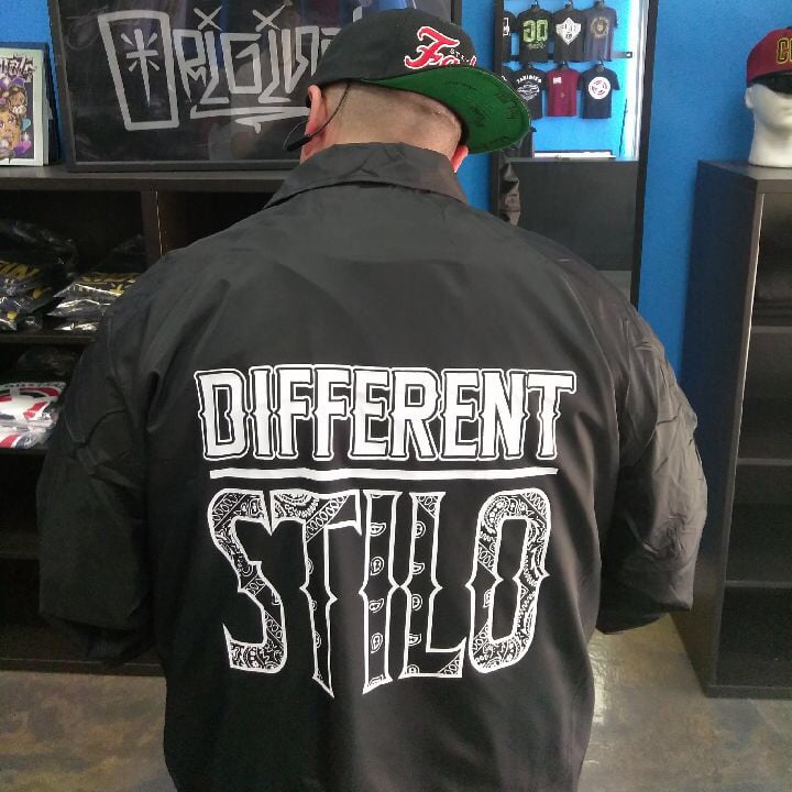 Image of Different Stilo “Black & White” Windbreaker